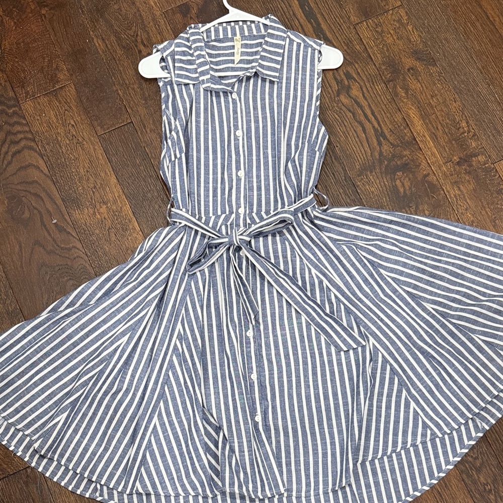 Stella Morgan Striped Sleeveless Midi Dress from UK